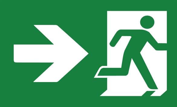 Nooduitgangsborden