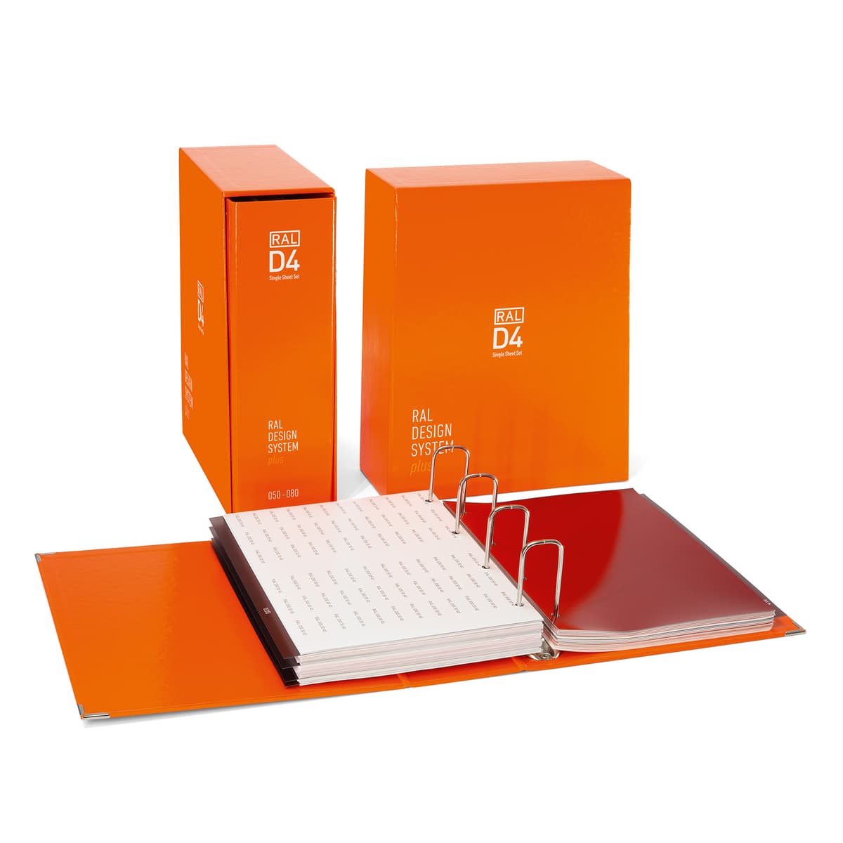 D4 RAL design kleurstalen complete set