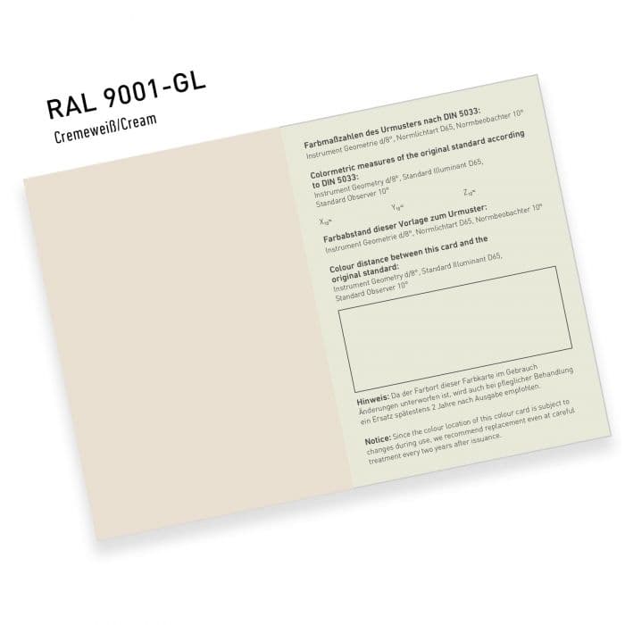 RAL 841-GL losse kleurstalen